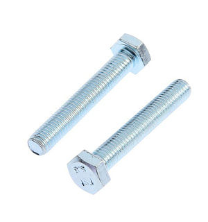 Болт ТУНДРА krep DIN933 М8x50, цинк 3 шт.