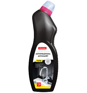 Средство чистящее OfficeClean Professional "Антиржавчина", гель, 750мл