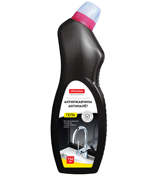 Средство чистящее OfficeClean Professional "Антиржавчина", гель, 750мл