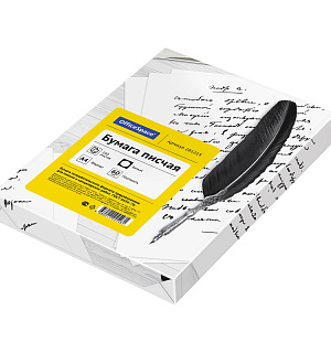 Бумага писчая OfficeSpace, А4 250л. белизна 92%, 60г/м2