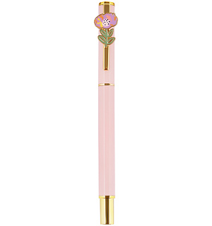 Ручка шариковая MESHU "Flower" синяя, 1,0мм