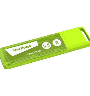Грифели для механических карандашей Berlingo, 12шт., 0,5мм, B