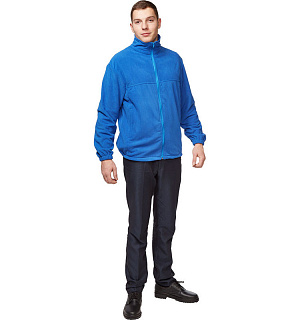 Спец.одежда летняя Толстовка флис (260 гр.) син.(XL)