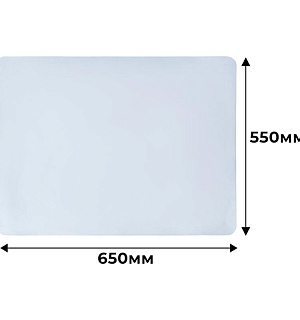 Коврик на стол Attache 55x65см ПВХ прозрачный, eco