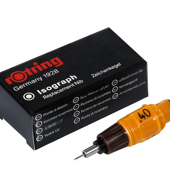 Пишущий элемент для изографа Rotring 0,4мм, картон. упаковка