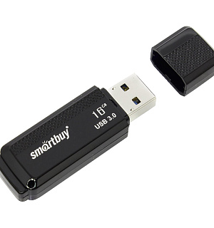 Память Smart Buy "Dock"  16GB, USB 3.0 Flash Drive, черный
