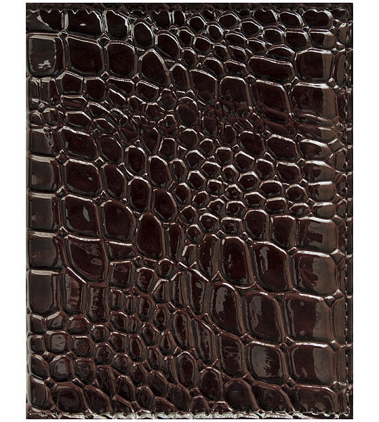 Бумажник водителя OfficeSpace иск. кожа, коричневый, крокодил