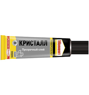 Клей универсальный МОМЕНТ Кристалл, 125 мл, в шоу-боксе, 873867