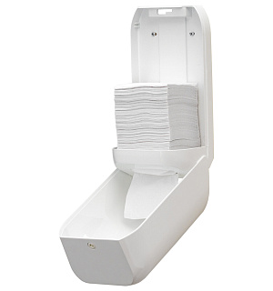 Диспенсер для туалетной бумаги листовой VEIRO Professional (T3) "L-one", белый, A620KK1NS