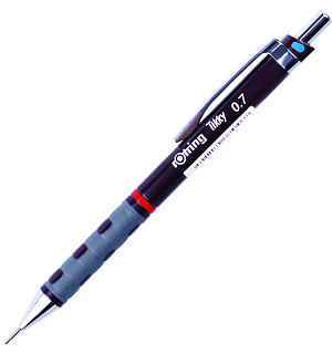 Карандаш механический Rotring "Tikky" 0,7мм, HB, темно-бордовый