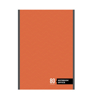 Блокнот А5 80л. на скрепке ArtSpace "Моноколор. Офис"