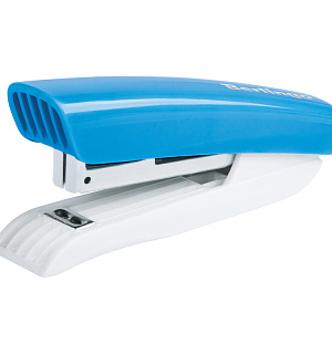 Степлер №10 Berlingo "Blitz" до 10л., пластиковый корпус, голубой