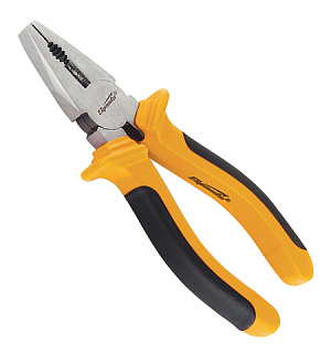 Плоскогубцы 180 мм, SPARTA "Comfort", комбинированные, шлифованные, двухкомпонентные рукоятки, 16968