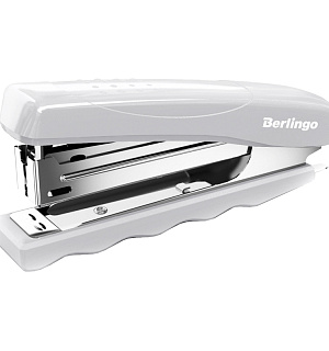 Степлер №10 Berlingo "Comfort" до 16л., пластиковый корпус, серый