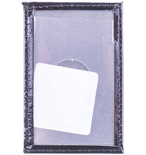 Обложка-карман для карт и пропусков OfficeSpace, 95*65мм, кожа тип 2, ассорти