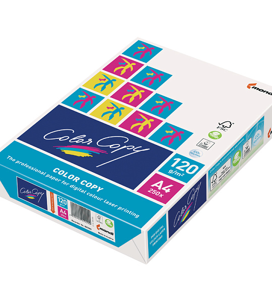Бумага Color copy А4, 120г/м2, 250л., 161%