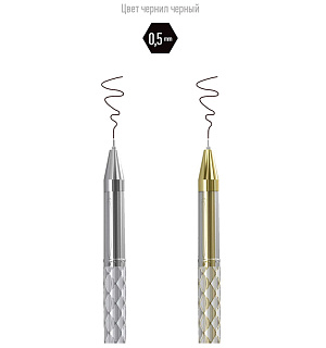 Ручка гелевая Berlingo "Moonlight" черная, 0,5мм, корпус ассорти