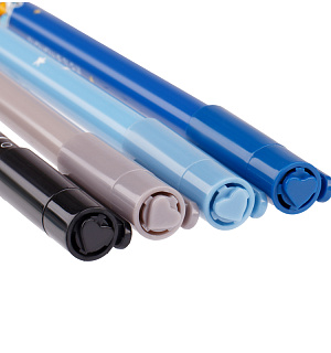 Ручка гелевая стираемая MESHU "Space Adventure" синяя, 0,5мм, корпус ассорти