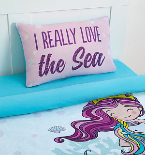 Постельное бельё «Этель» 1.5 сп Really mermaid 143*215 см, 150*214 см, 50*70 см -1 шт,100% хл, бязь