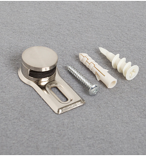 Доска стеклянная магнитно-маркерная 2х3 "Office", 45*45см, голубая, маркер, 6 магнитов