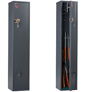 Сейф Aiko Чирок 1528 оружейный, 1500*300*285мм, (2ключевых замка), с трейзером, 4 ствола (ПОД ЗАКАЗ)