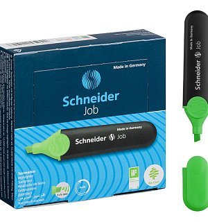 Текстовыделитель Schneider "Job" зеленый, 1-5мм