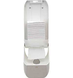 Диспенсер для туалетной бумаги листовой VEIRO Professional (T3) "L-one", белый, A620KK1NS