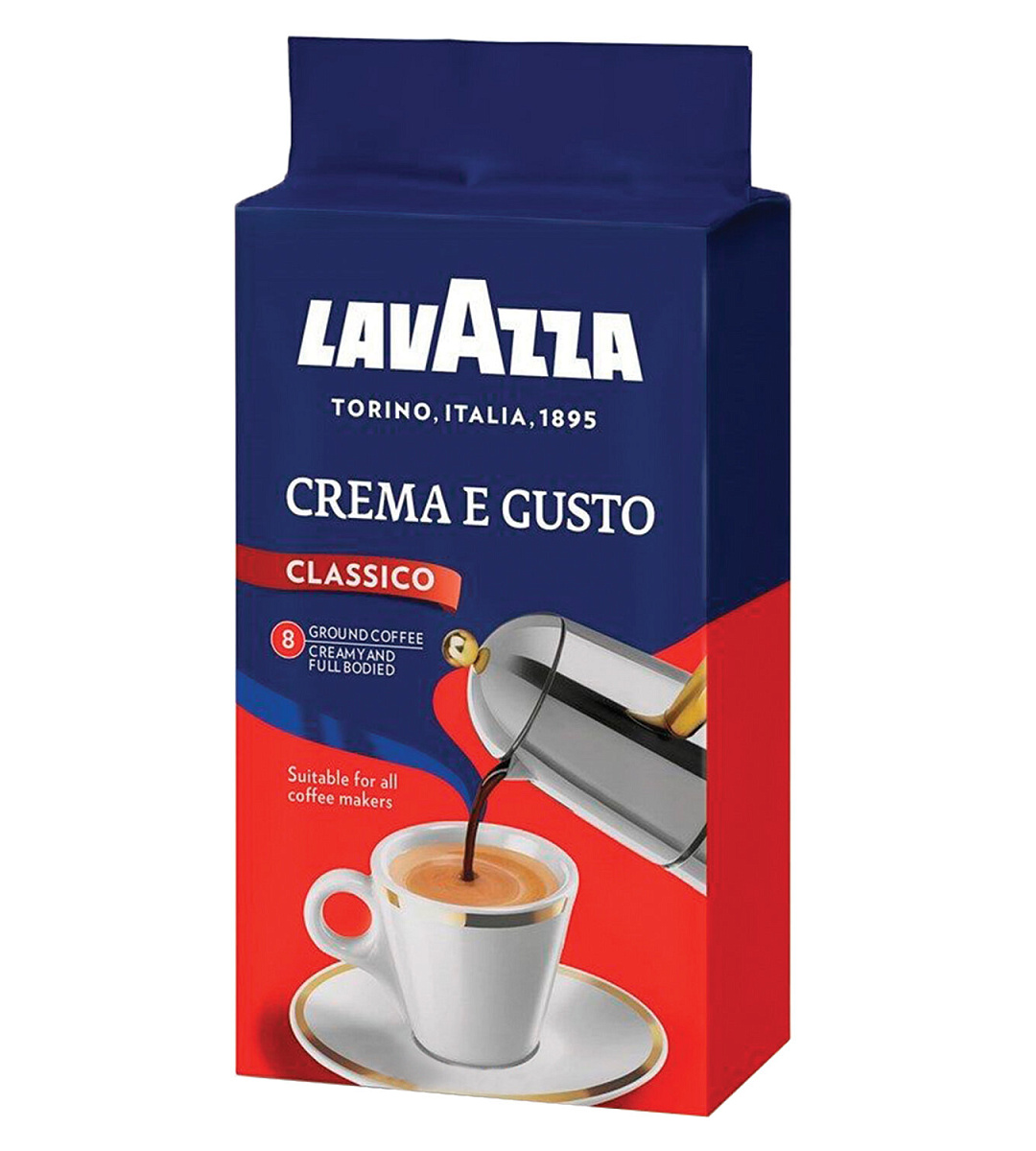 Кофе молотый LAVAZZA "Crema E Gusto", 250 г, 3876