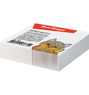 Блок для записи декоративный на склейке Berlingo 8,5*8,5см, 200л.