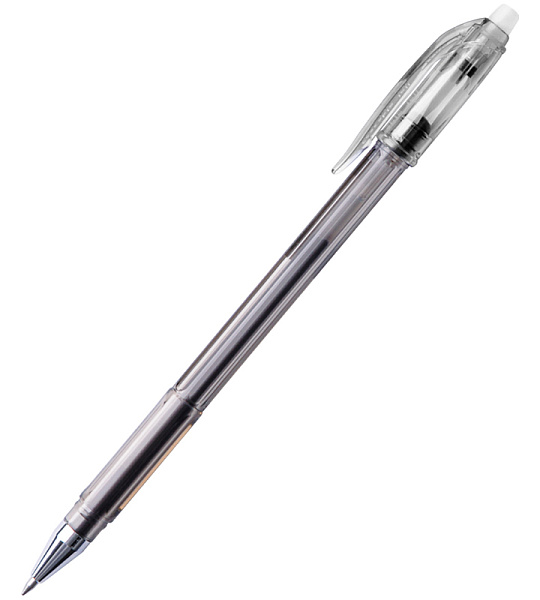 Ручка гелевая стираемая Crown "Erasable Jell" черная, 0,5мм