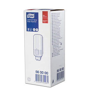 Дозатор для жидкого мыла TORK (Система S1) Elevation, 1 л, белый, 560000