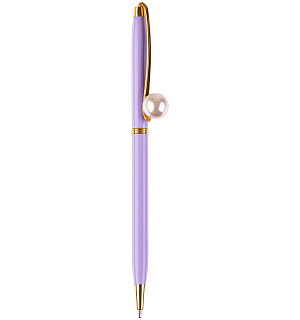 Ручка шариковая автоматическая MESHU "Lilac jewel" синяя, 1,0мм