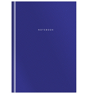 Бизнес-блокнот А5, 120л., OfficeSpace "Моноколор", матовая ламинация, выб. лак