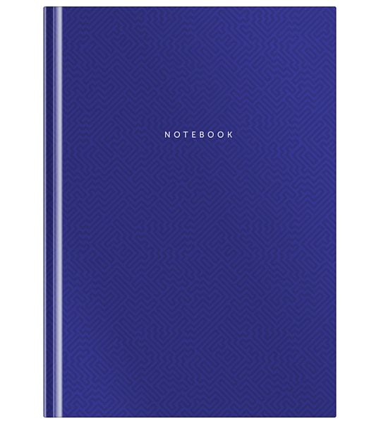 Бизнес-блокнот А5, 120л., OfficeSpace "Моноколор", матовая ламинация, выб. лак