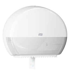 Диспенсер для туалетной бумаги в мини-рулонах Tork "Elevation"(Т2) пластик, механический, белый