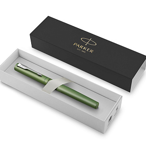 Ручка перьевая Parker "Vector XL Green" синяя, 0,8мм, подарочная упаковка