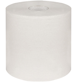 Полотенца бумажные в рулонах OfficeClean Professional, 1-слойные, 300м/рул, ЦВ, цвет натуральный