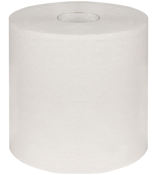 Полотенца бумажные в рулонах OfficeClean Professional, 1-слойные, 300м/рул, ЦВ, цвет натуральный