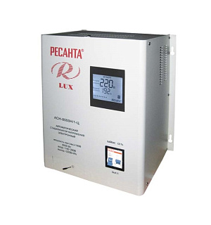 Стабилизатор напряжения Ресанта АСН 8000 Н/1-Ц Lux