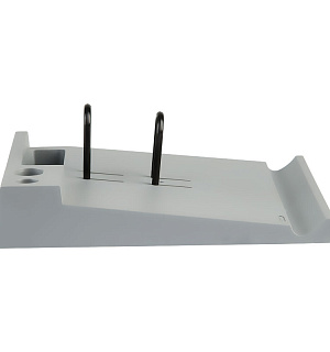 Подставка под календарь СТАММ, пластик, серый