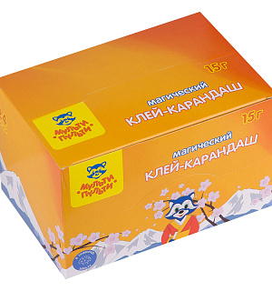 Клей-карандаш Мульти-Пульти "Енот в Японии", 15г, с цветным индикатором, ПВП