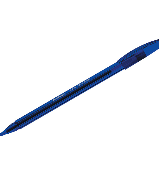 Ручка шариковая Berlingo "City Style" синяя, 0,7мм