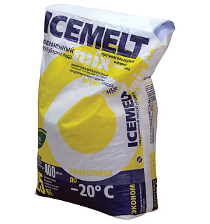 Реагент антигололедный 25 кг, ICEMELT Mix, до -20С, хлористый натрий, мешок