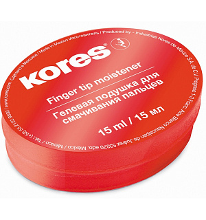 Подушка для смачивания пальцев гелевая KORES 15мл 32616