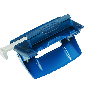 Дырокол Berlingo "Power TX" 10л., металлический, с линейкой, синий