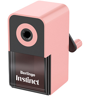 Точилка механическая Berlingo "Instinct", цвета в асс., пласт. корпус, инд. упаковка