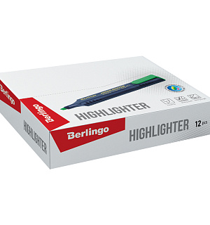 Текстовыделитель Berlingo "Textline HL500" зеленый, 1-5мм