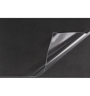 Коврик на стол Attache 38х59см черный с прозрачным листом
