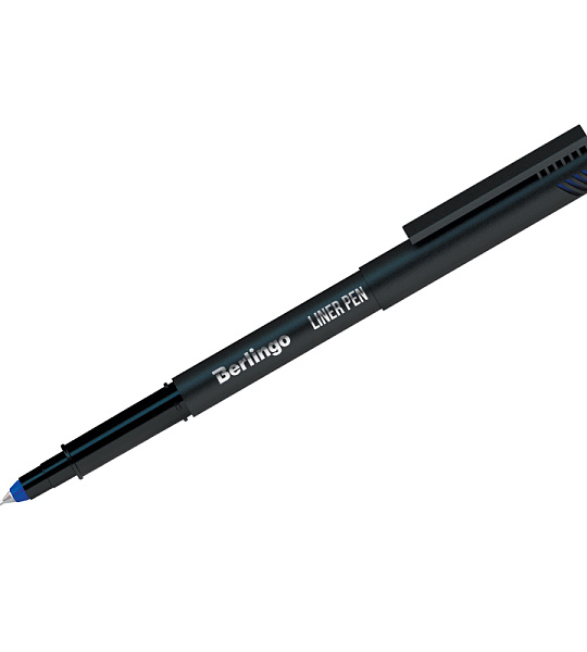 Ручка капиллярная Berlingo "Liner pen" синяя, 0,4мм
