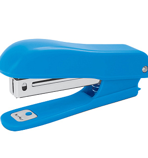 Степлер №10 OfficeSpace до 12л., пластиковый корпус, синий